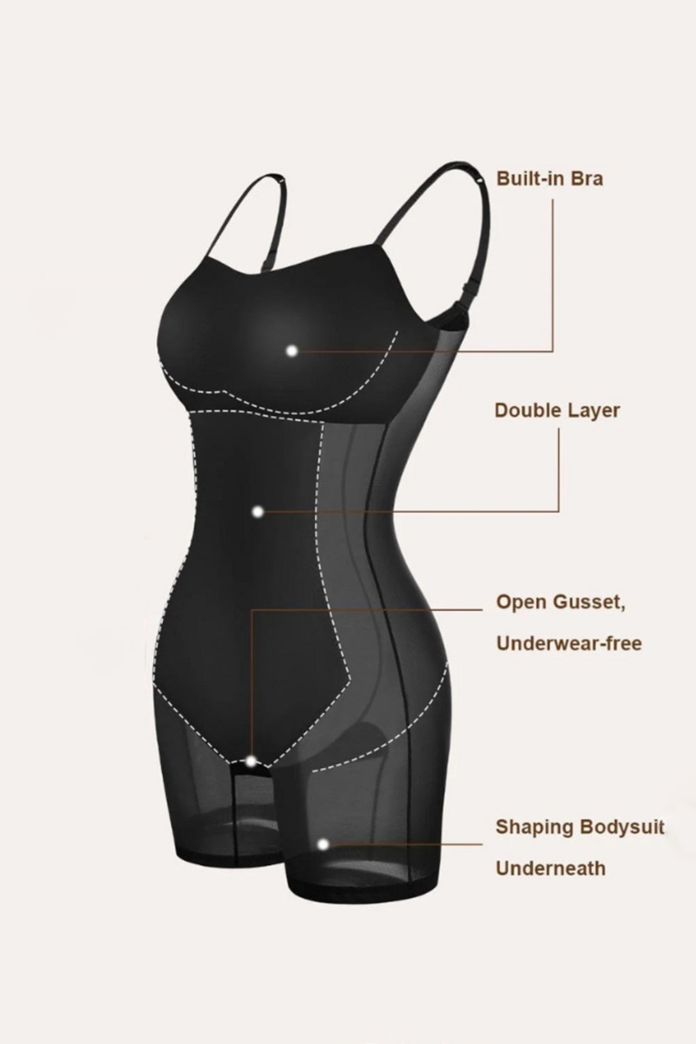 Basic Bae Built-In Shapewear Square Neck Short Sleeve Maxi Dress - GLS Clothing Shop