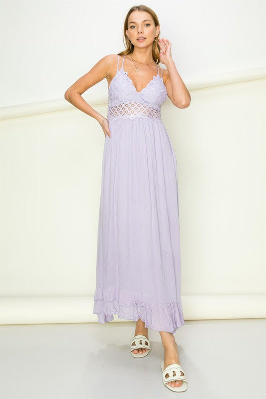 In Love Bustier Lace Maxi Dress - GLS Clothing Shop