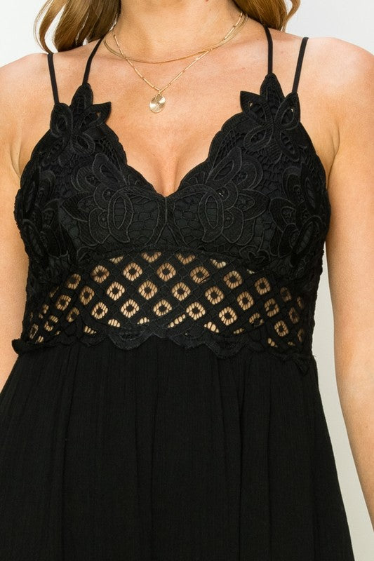 In Love Bustier Lace Maxi Dress - GLS Clothing Shop