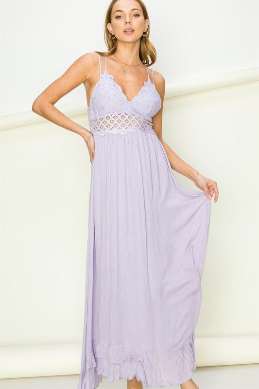 In Love Bustier Lace Maxi Dress - GLS Clothing Shop