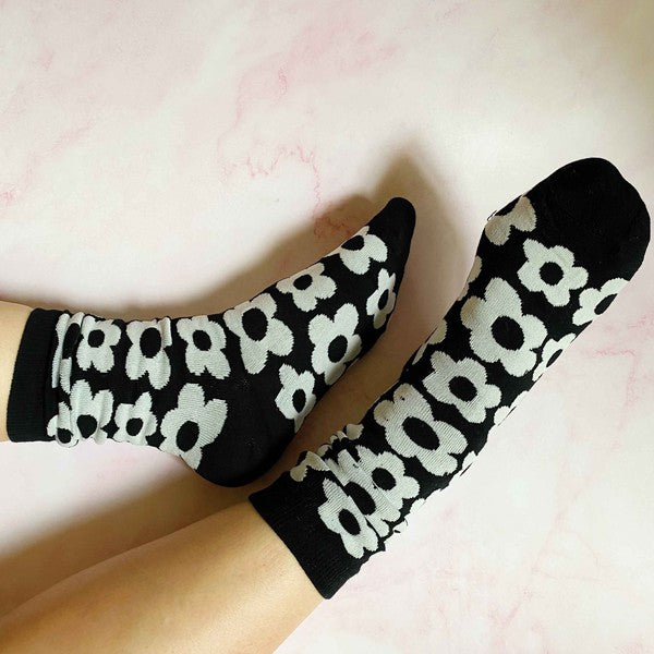 Modern Daisy Socks Set Of 2 Pairs - GLS Clothing Shop