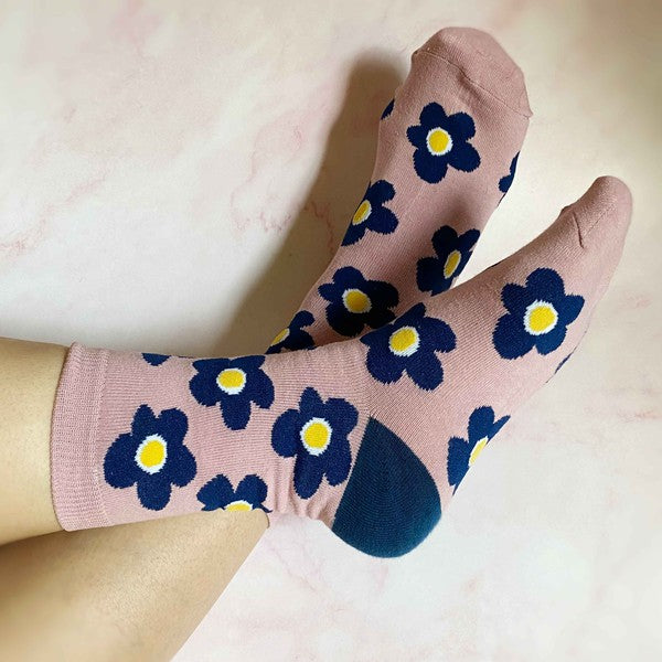 Modern Daisy Socks Set Of 2 Pairs - GLS Clothing Shop