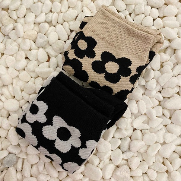 Modern Daisy Socks Set Of 2 Pairs - GLS Clothing Shop