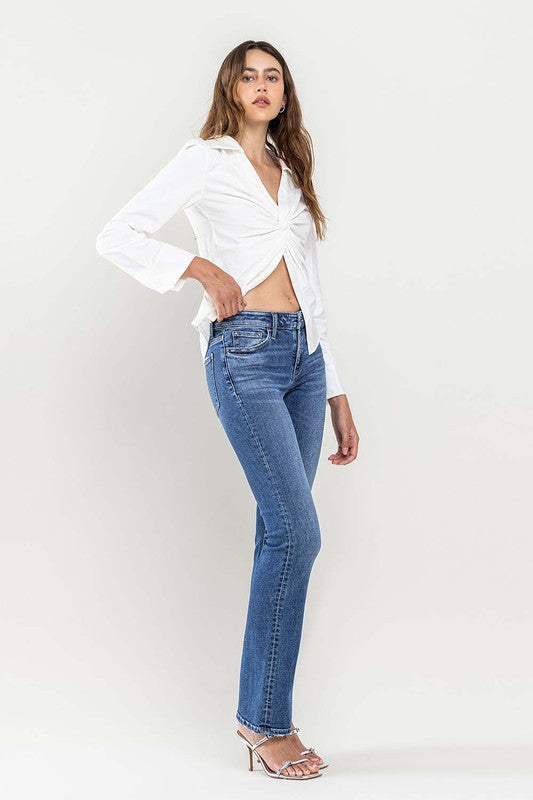 Low Rise Slim Bootcut Jeans - GLS Clothing Shop