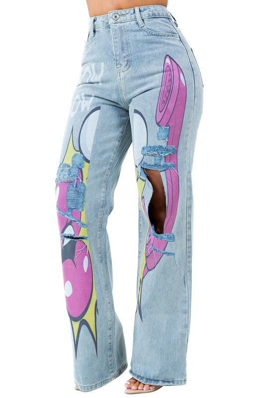 WOMEN FASHION DENIM PANTS - GLS Clothing Shop