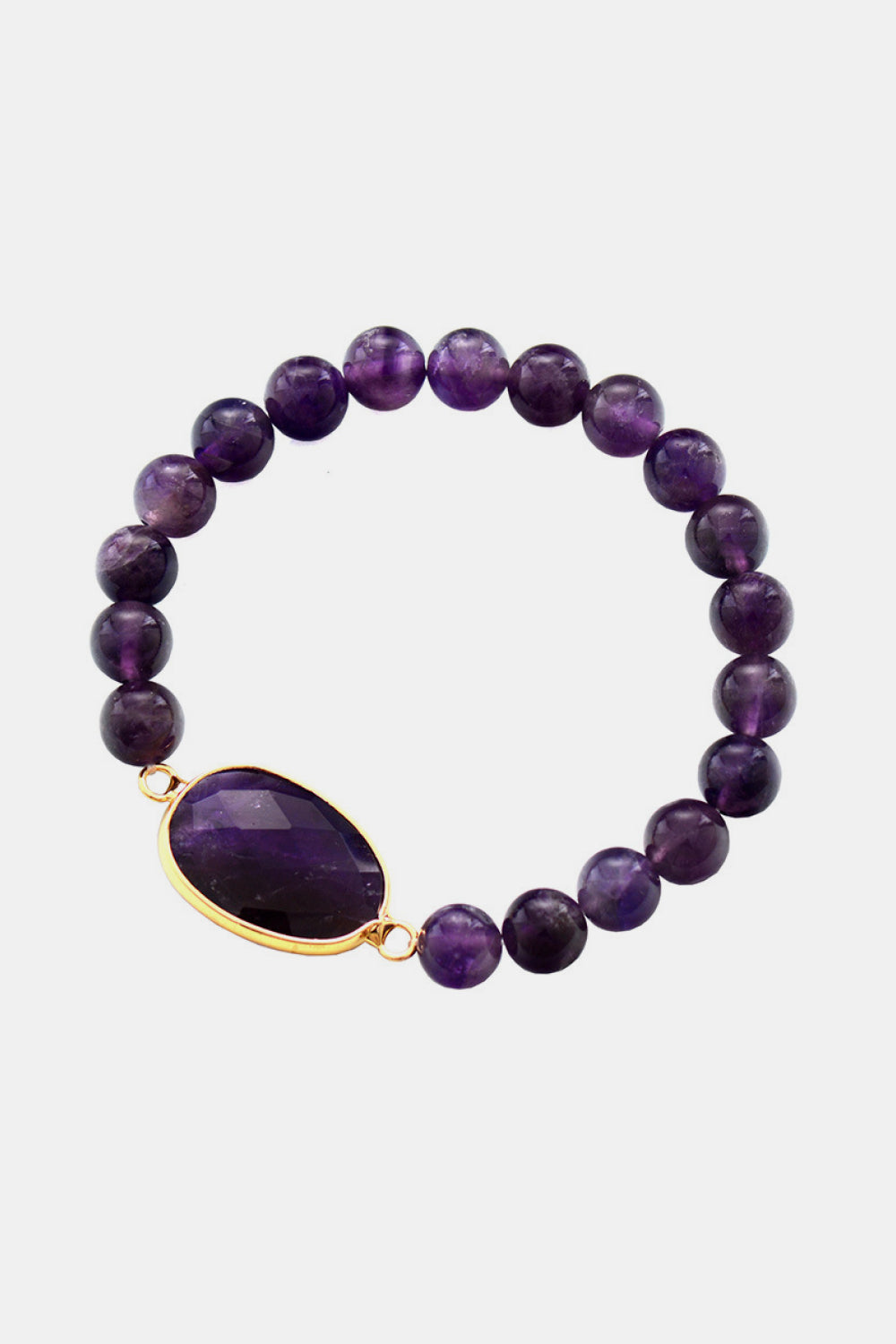 Handmade Amethyst Beaded Bracelet - GLS Clothing Shop