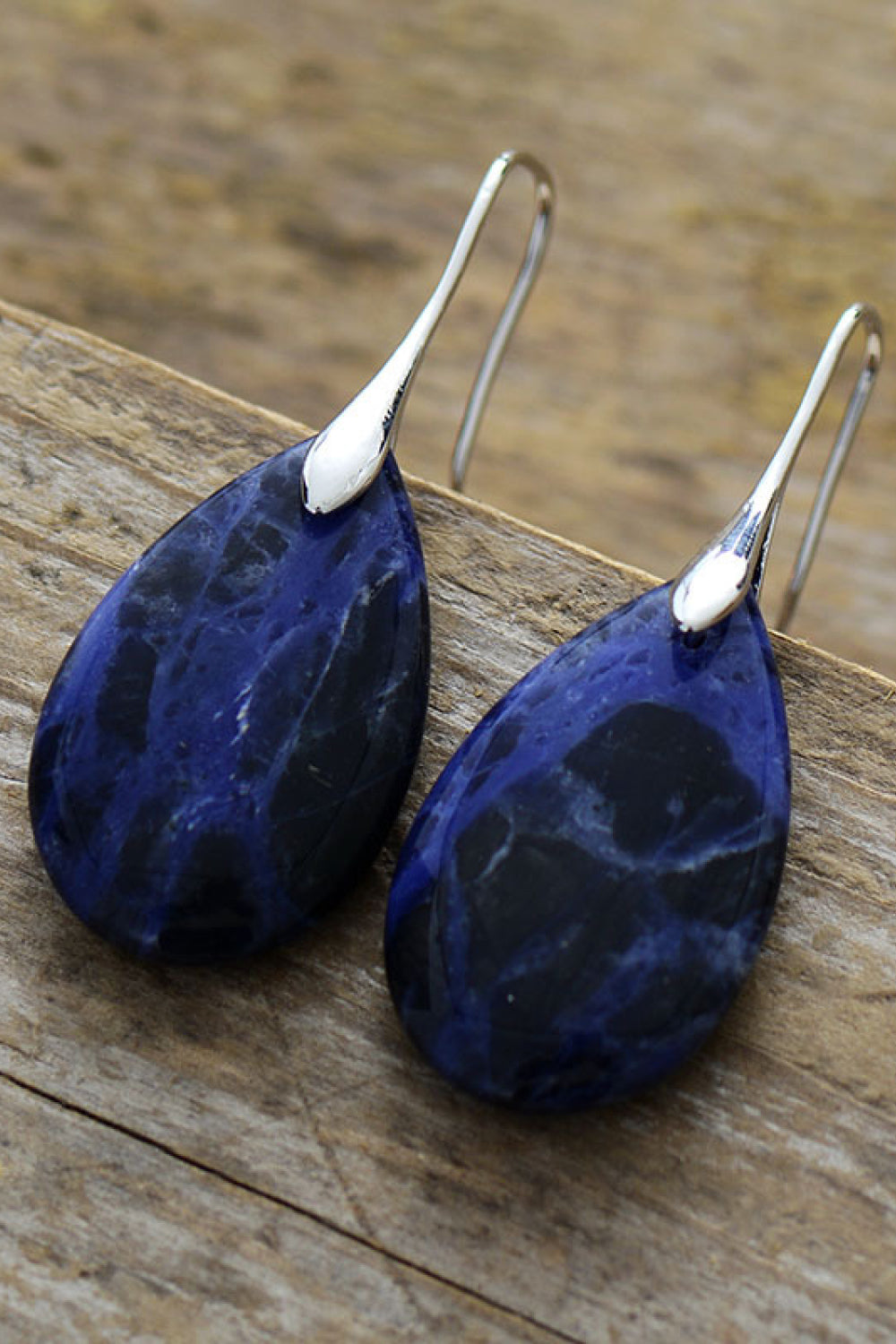 Natural Stone Teardrop Earrings - GLS Clothing Shop