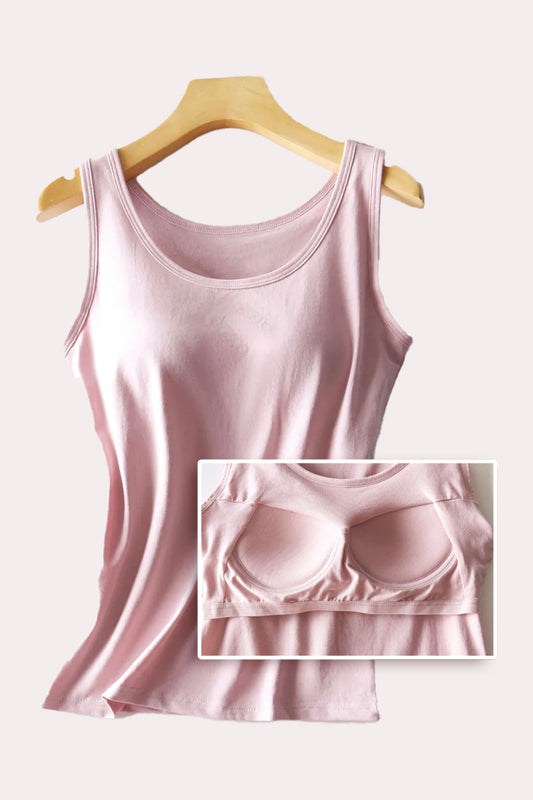 Round Neck Tank with Bra - GLS Clothing Shop