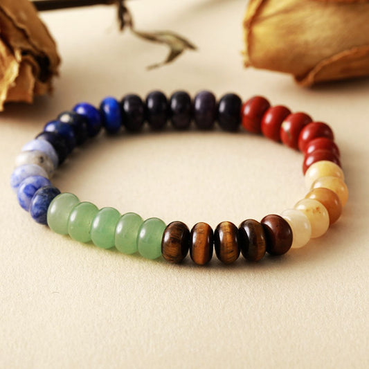 Contrast Natural Stone Bead Bracelet - GLS Clothing Shop