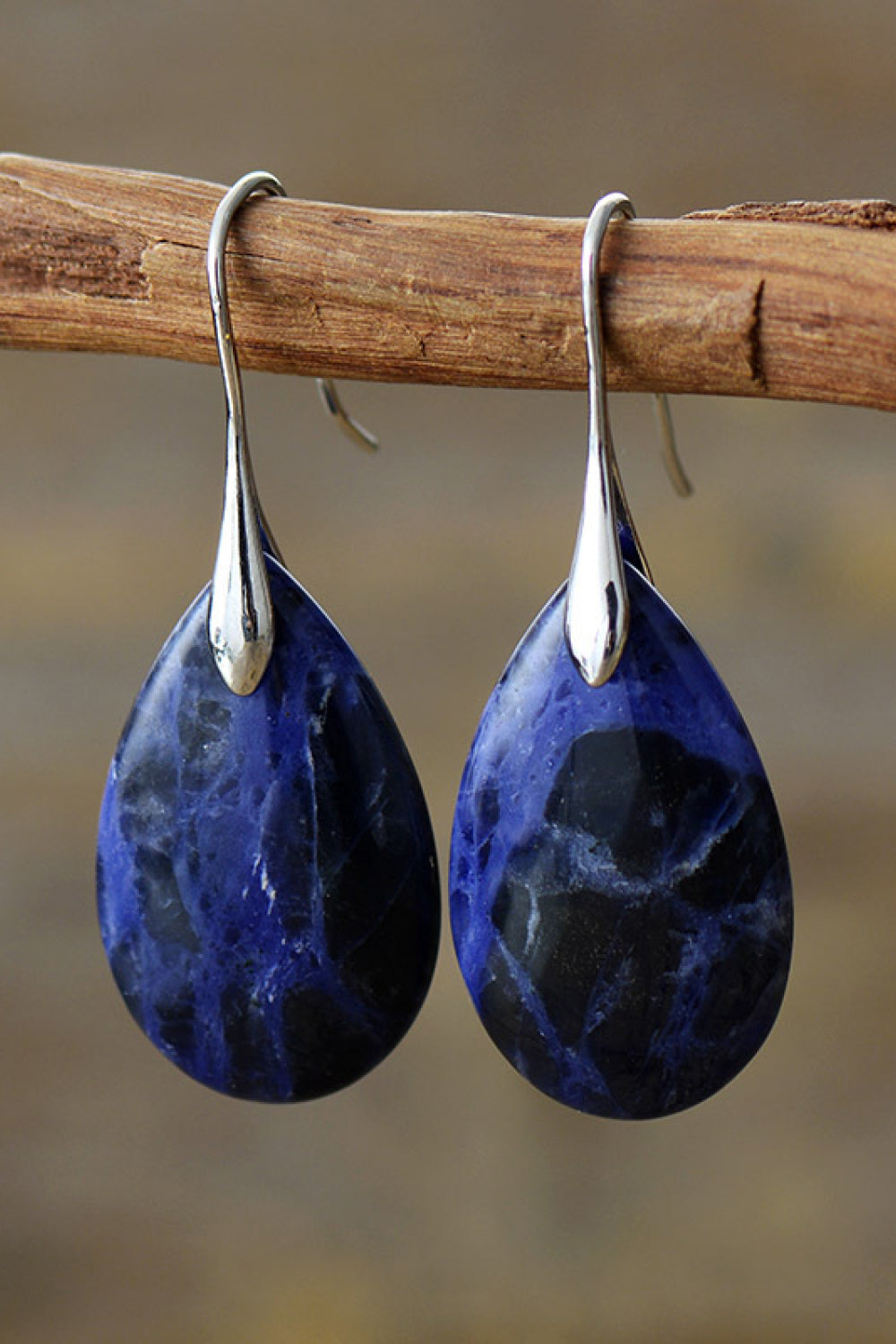 Natural Stone Teardrop Earrings - GLS Clothing Shop