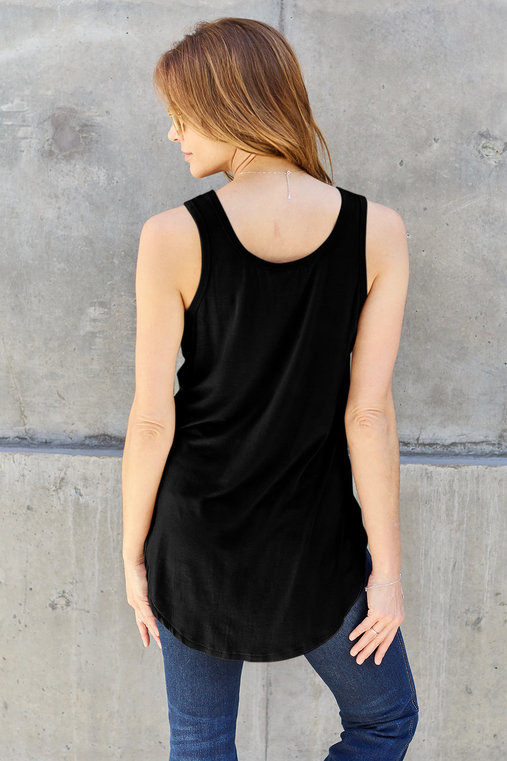 Basic Bae Bamboo Full Size Round Neck Tank - GLS Clothing Shop