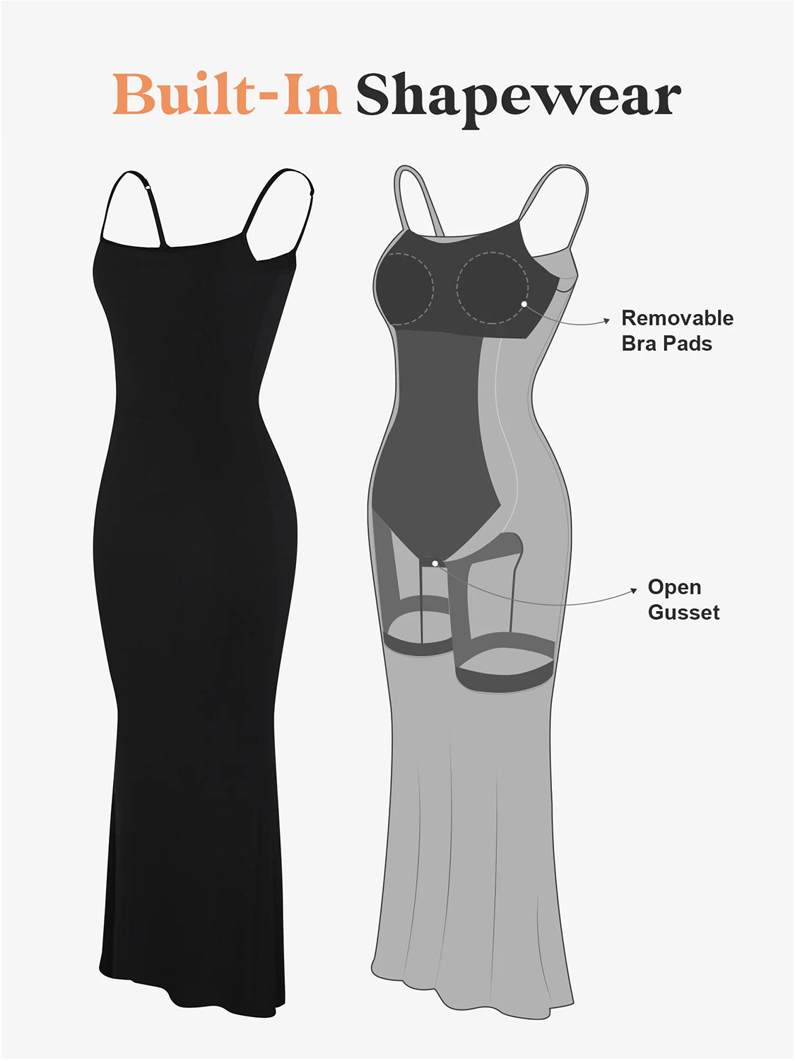 Basic Bae Built-In Shapewear Sleeveless Maxi Dress - GLS Clothing Shop