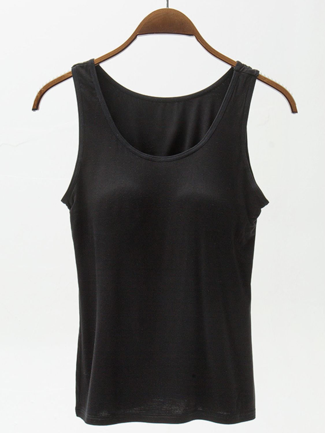 Full Size Wide Strap Modal Tank with Bra - GLS Clothing Shop