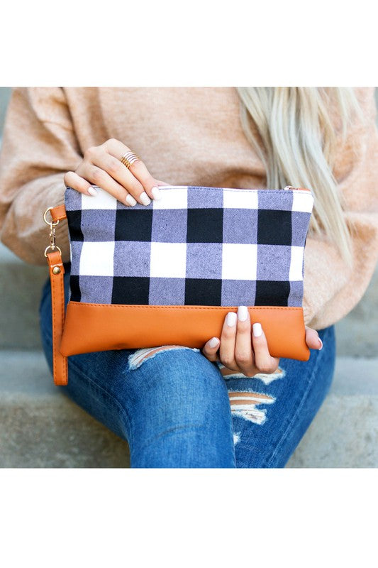 Buffalo Plaid Clutch - GLS Clothing Shop