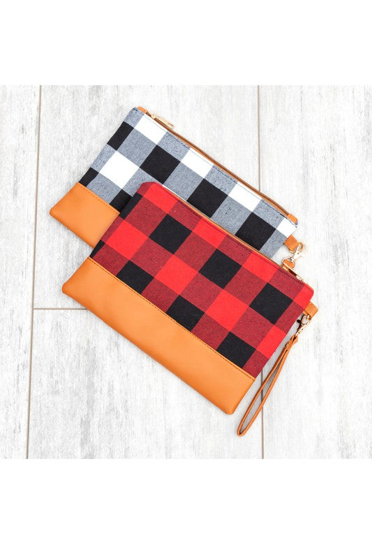 Buffalo Plaid Clutch - GLS Clothing Shop