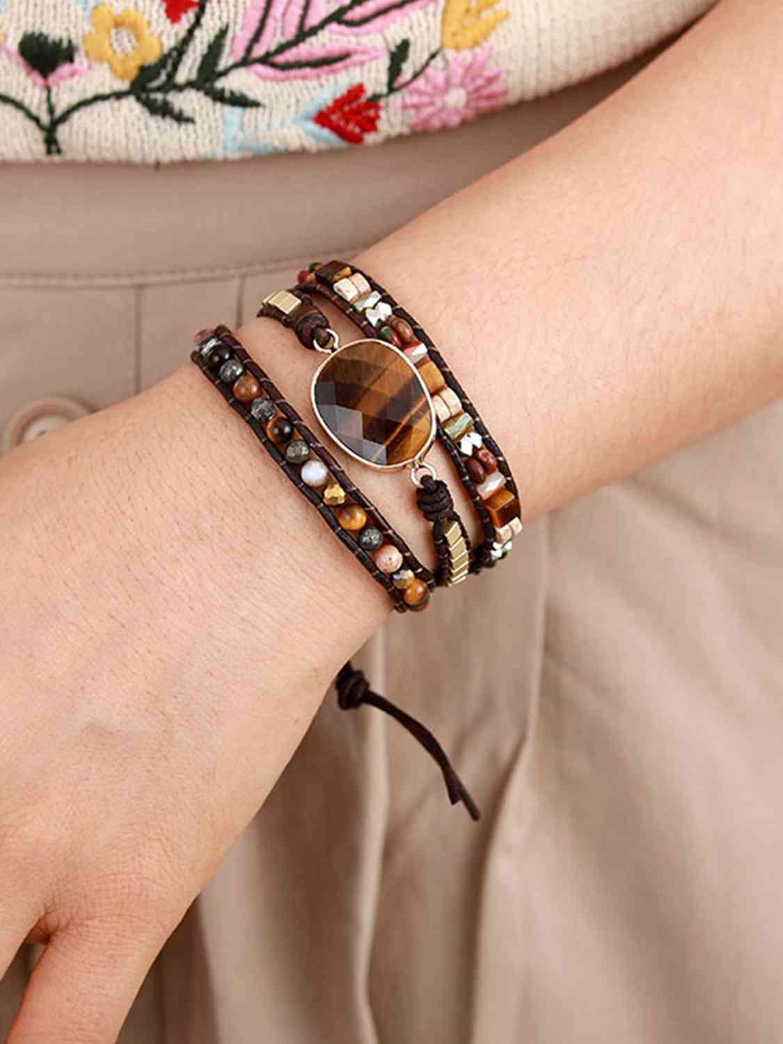 Geometrical Shape Triple-Layer Bracelet - GLS Clothing Shop