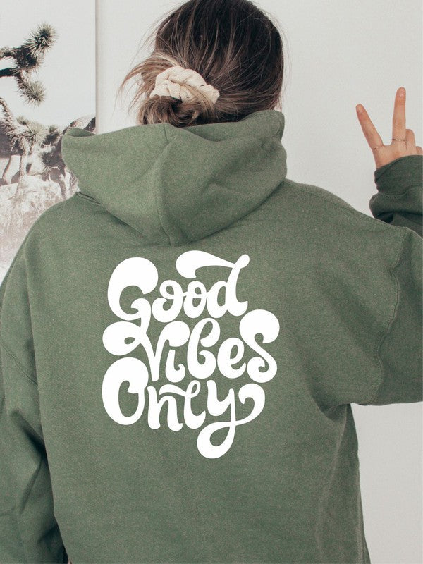 Good Vibes Only Sunset Hoodie Sweatshirt - GLS Clothing Shop