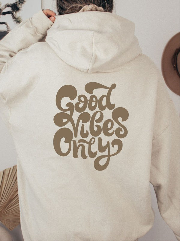 Good Vibes Only Sunset Hoodie Sweatshirt - GLS Clothing Shop