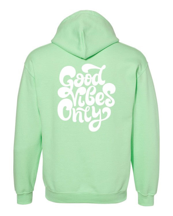 Good Vibes Only Sunset Hoodie Sweatshirt - GLS Clothing Shop