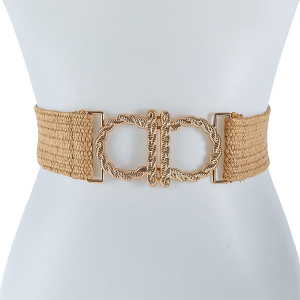 STRAW FASHION ONE SIZE BELT - GLS Clothing Shop