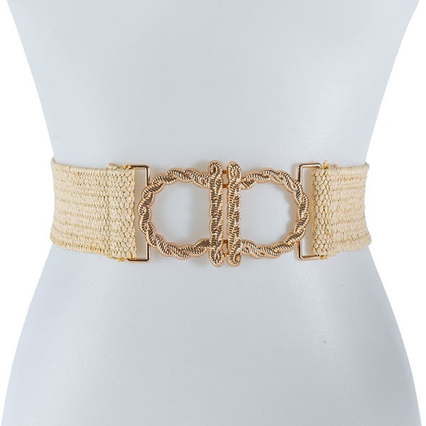 STRAW FASHION ONE SIZE BELT - GLS Clothing Shop