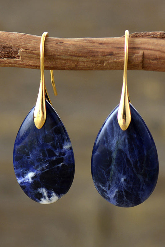 Natural Stone Teardrop Earrings - GLS Clothing Shop