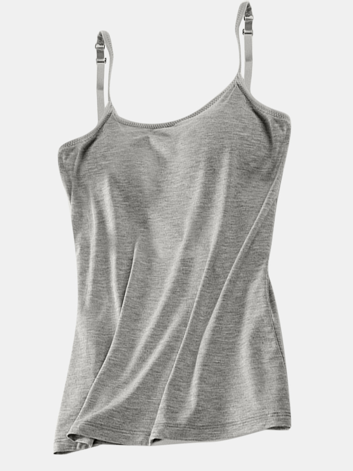 Scoop Neck Adjustable Strap Cami - GLS Clothing Shop