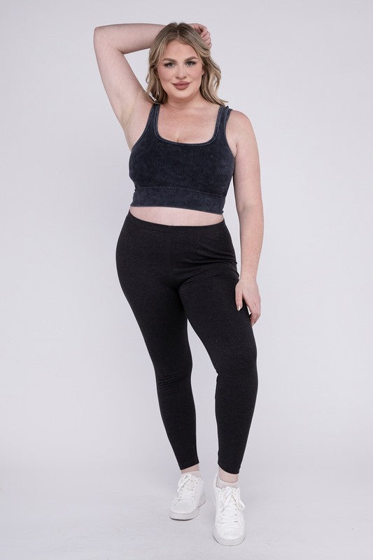 Plus Premium Cotton Full Length Leggings - GLS Clothing Shop